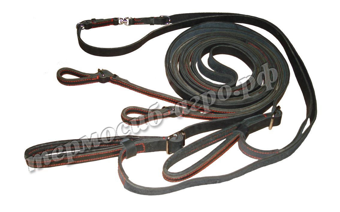 Вожжи рысистые с ручками